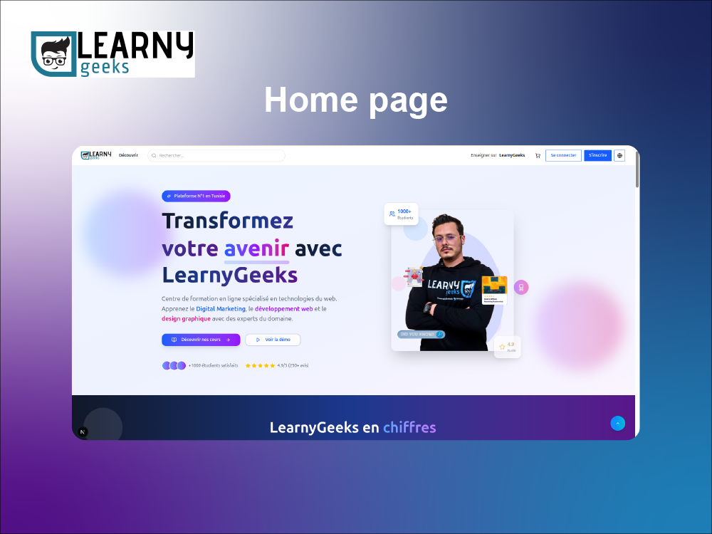 LearnyGeeks Homepage